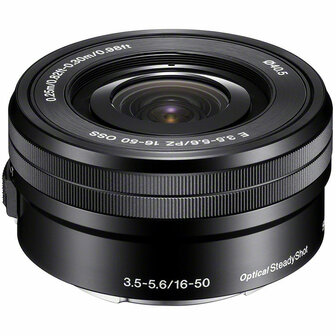 Sony SEL E PZ 16-50mm f3.5-5.6 OSS NEX objectief zwart