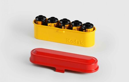 Kodak Film Case 135mm Red Yellow