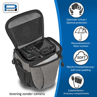 Pedea Holster-M Fashion Pro licht grijs 
