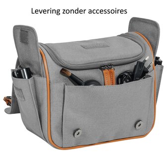 Pedea XL Vintage Pro licht grijs cameratas