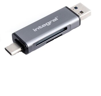 Integral Dual Interface SD &amp; microSD Card Reader