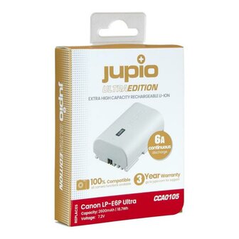 Jupio Li-ion accu Canon LP-E6P Ultra 2600mAh