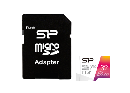 SP Elite microSDHC Card 32GB UHS-1 + adapter
