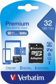 Verbatim microSDHC Card 32GB UHS-1