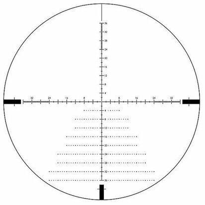 Vortex Diamondback Tactical 6-24x50 FFP Richtkijker, EBR-2C Dradenkruis (MOA)
