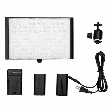 Falcon Eyes RGB LED Lamp Set T8 incl. Accu