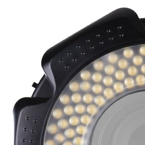 StudioKing Macro LED Ringlamp Dimbaar RL-160