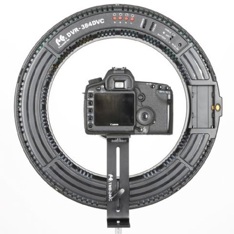 Falcon Eyes LED Ringlamp Dimbaar DVR-384DVC op 230V