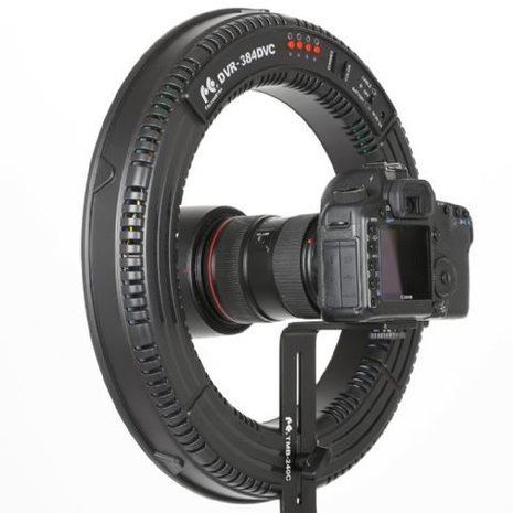 Falcon Eyes LED Ringlamp Dimbaar DVR-384DVC op 230V