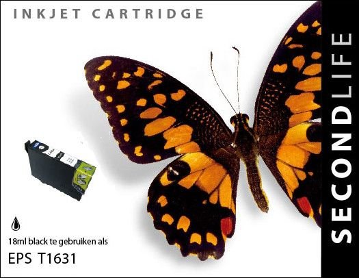 Secondlife inkt Epson T1631 Black
