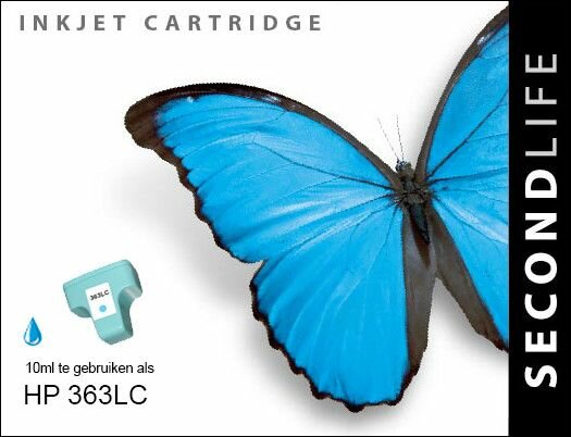 Secondlife inkt HP 363LC XL Light Cyan