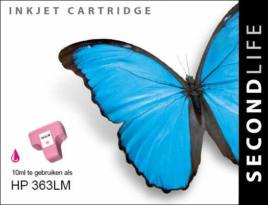 Secondlife inkt HP 363LM XL Light Magenta