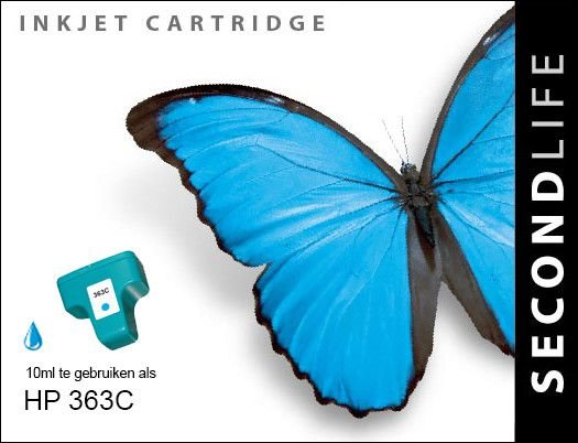 Secondlife inkt HP 363C XL Cyan