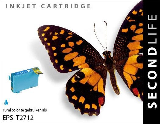 Secondlife inkt Epson T2712 XL Cyan