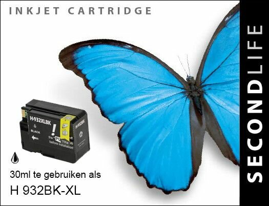 Secondlife inkt HP 932 XL Black