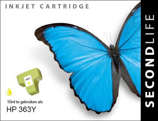 Secondlife inkt HP 363Y XL Yellow