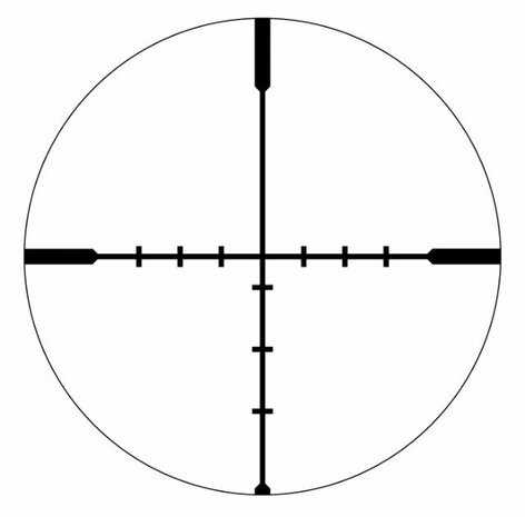 Vortex Viper HS 2.5-10x44 Richtkijker, Dead-Hold BDC Dradenkruis (MOA)