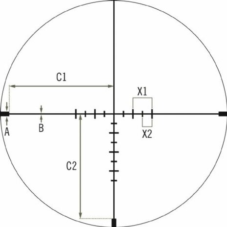 Vortex Viper PST Gen II 1-6x24 SFP Richtkijker, VMR-2 MRAD