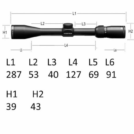 Vortex Crossfire II 2-7x32 Richtkijker, V-Plex Dradenkruis  (MOA)