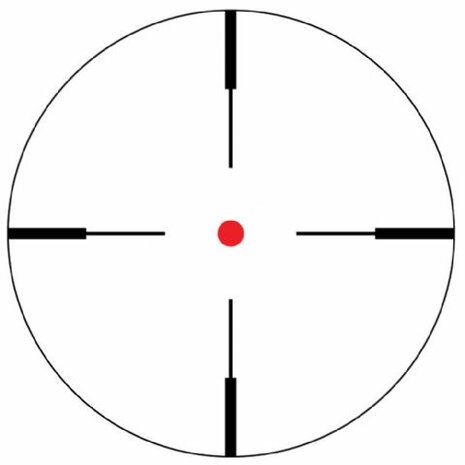 Vortex Crossfire II 3-9x40 Rifle Scope, V-Brite Dradenkruis  (MOA)