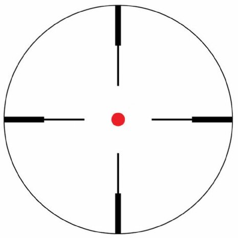 Vortex Crossfire II 3-9x40 Rifle Scope, V-Brite Dradenkruis  (MOA)