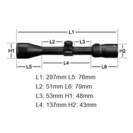 Vortex Diamondback 2-7x35 Rimfire Richtkijker, V-Plex Dradenkruis (MOA)