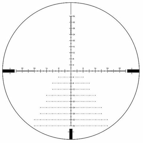 Vortex Diamondback Tactical 6-24x50 FFP Richtkijker, EBR-2C Dradenkruis (MOA)