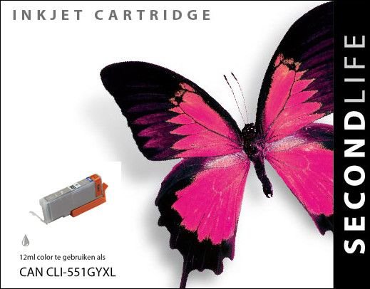 Secondlife inkt Canon CLI 551 Grey
