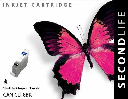 Secondlife inkt Canon CLI-8 Black