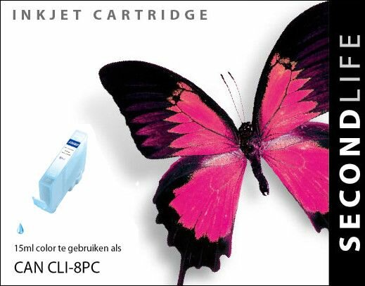 Secondlife inkt Canon CLI-8 Photo Cyan