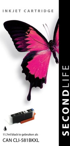 Secondlife inkt Canon CLI-581 XL Black