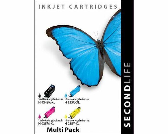 SecondLife HP 934/935 XL Multipack