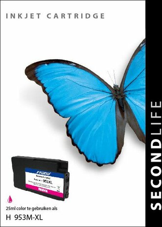 Secondlife inkt HP 953 XL Magenta