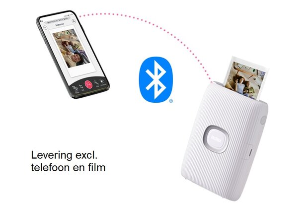 Fujifilm Instax Mini Link2 Smartphone Printer Clay White