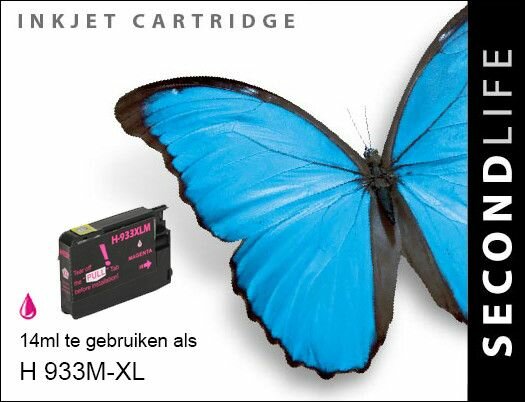 Secondlife inkt HP 933M XL Magenta