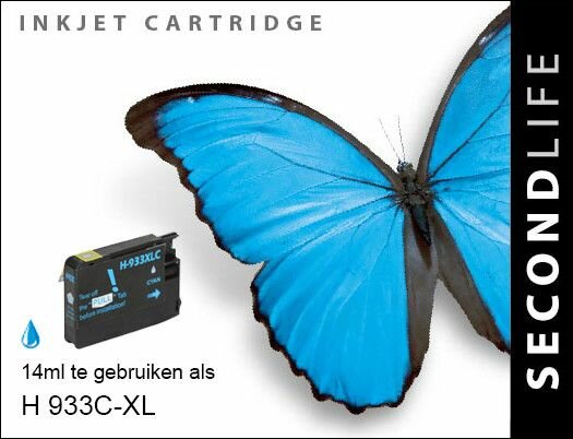Secondlife inkt HP 933C XL Cyan