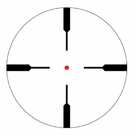 Vortex Crossfire II 1-4x24 AR Richtkijker, V-Brite Dradenkruis (MOA)
