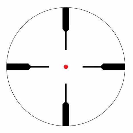 Vortex Crossfire II 1-4x24 AR Richtkijker, V-Brite Dradenkruis (MOA)