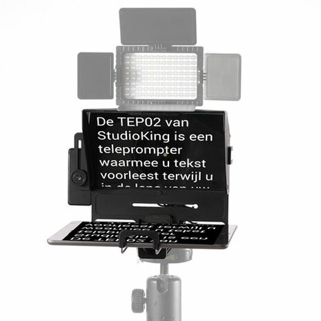 StudioKing Teleprompter Autocue TEP02 voor Tablets