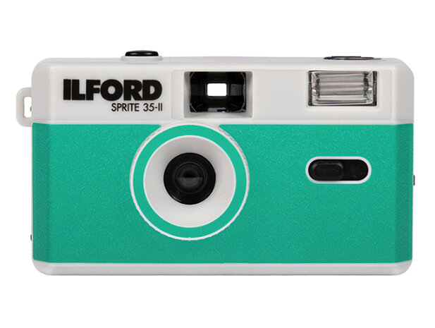 Ilford Sprite 35-II analoge camera silver&green