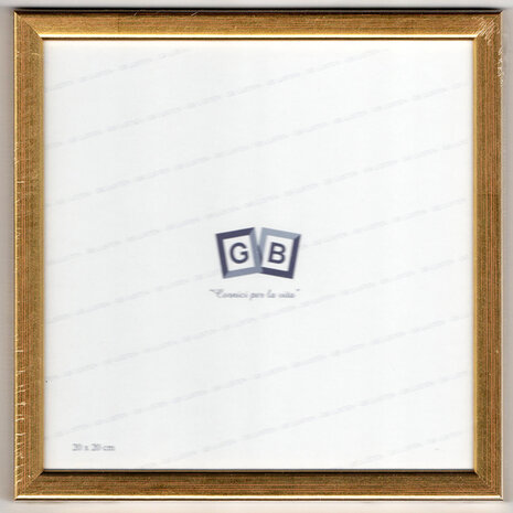 GB fotolijst goud 20x20 cm 02161/A