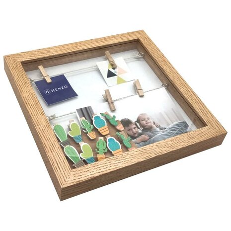 Henzo fotolijst Diorama 25x25x3 cm bruin