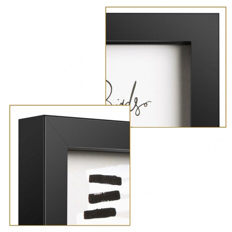 Henzo fotolijst Piano 2x 10x15 cm zwart