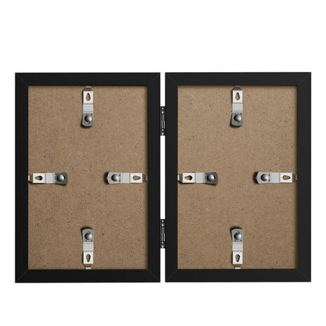 Henzo fotolijst Piano 2x 10x15 cm zwart