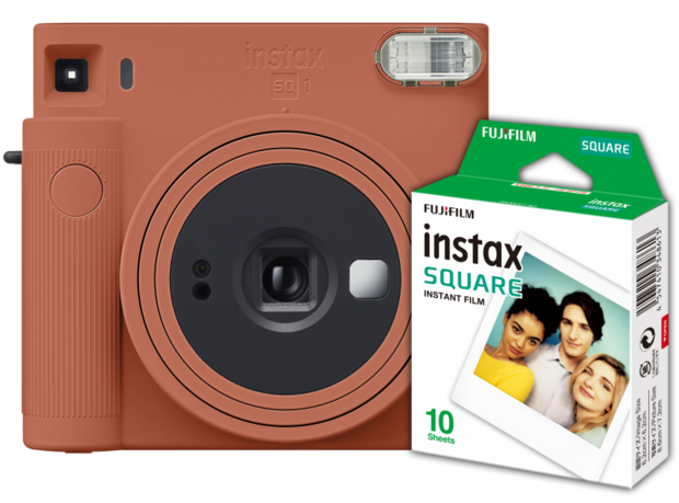 Fujifilm Instax Square SQ1 Terracotta Orange Instant Camera