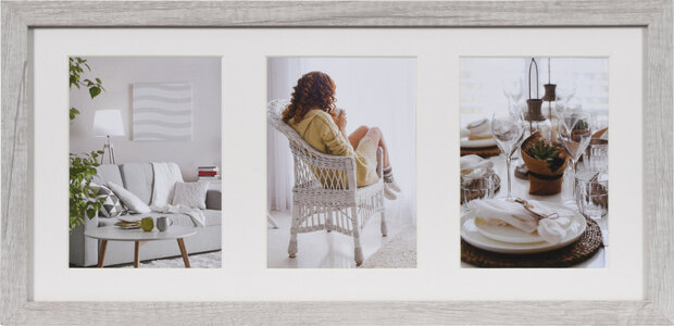 Henzo Modern fotolijst 23x50 cm wit 81.073.02
