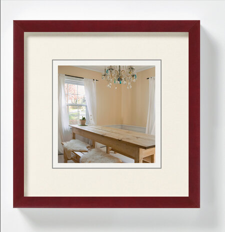 Walther Peppers 20x20cm mahonie lijst BP020R