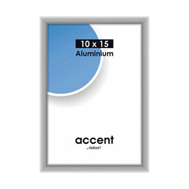 Nielsen Fotolijst aluminium Accent Mat Zilver 10x15 cm 51224