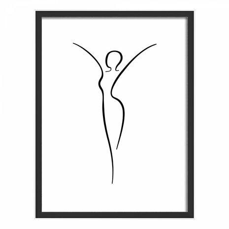 Walther Silhouette 30x40cm zwart fotolijst
