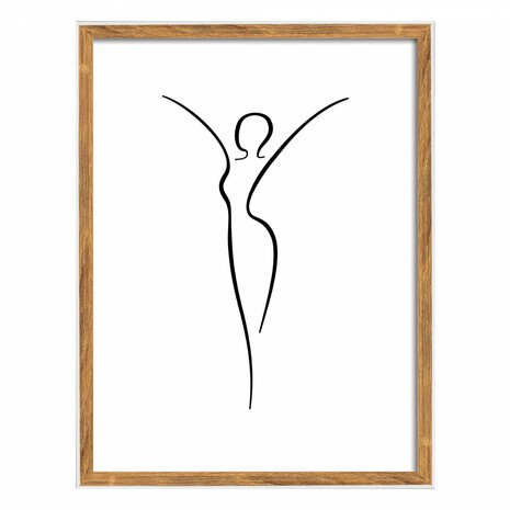 Walther Silhouette 30x40cm natuur fotolijst